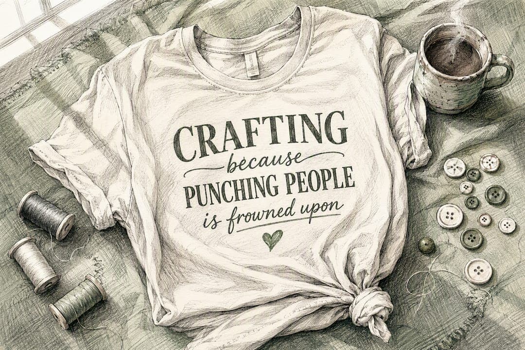 30 Funny Craft Shirt Sayings Worth Putting on a Tee