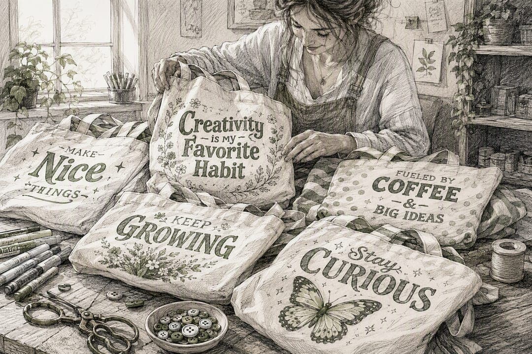 Craft Tote Bag Slogans: 80+ Lines to Copy or Customize