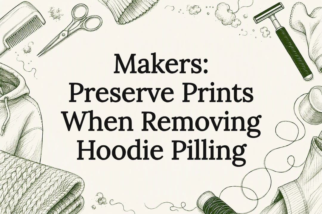 Makers: Preserve Prints When Removing Hoodie Pilling