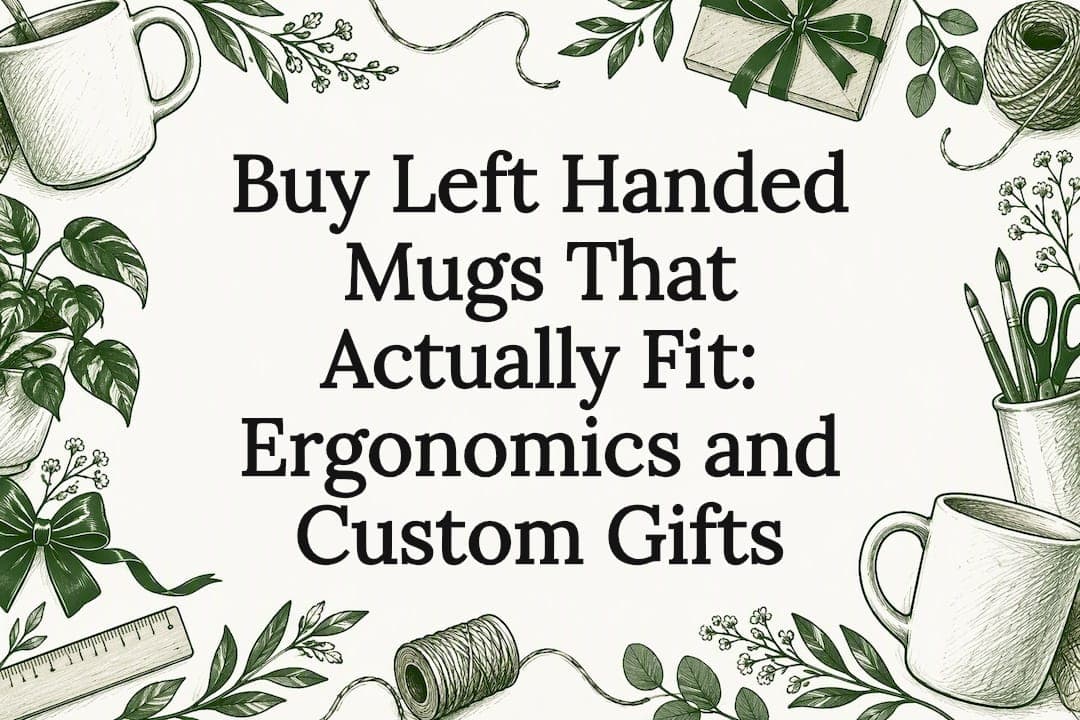 Buy Left Handed Mugs That Actually Fit: Ergonomics and Custom Gifts